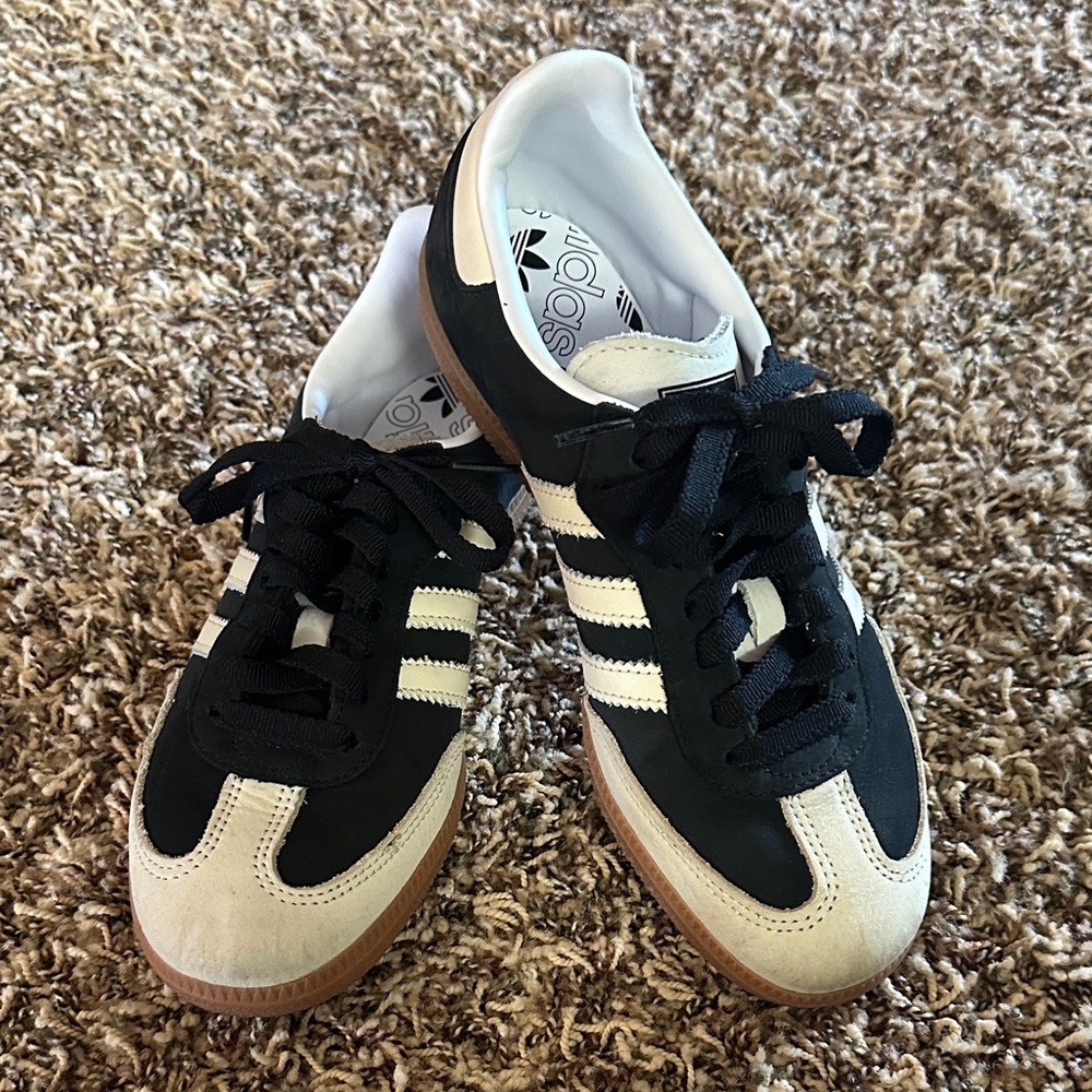 Adidas Classic Black and White Samba OG